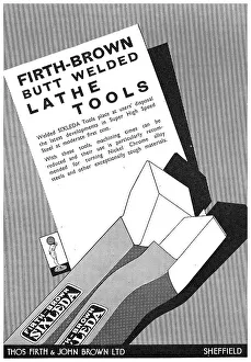 Lathe Prints: Firth Brown Lathe Tools