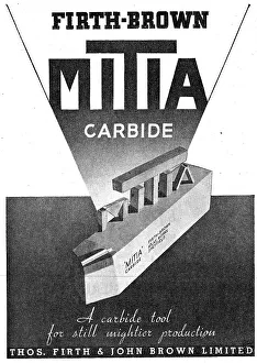 Thos Prints: Firth-Brown Mitia Carbide Machine Tools