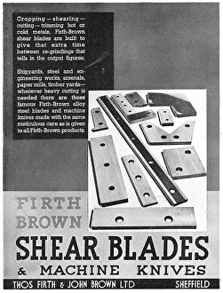 Blades Prints: Firth-Brown Shear Blades & Machine Knives