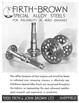 Alloy Prints: Firth Brown Special Alloy Steels