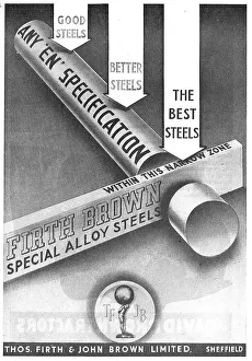 Steels Prints: Firth Brown Special Alloy Steels