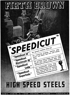 Steels Prints: Firth Brown Speedicut Steels
