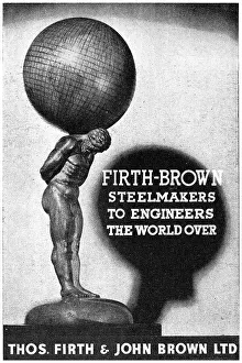 Thos Prints: Firth-Brown Steelmakers 1943 Advert
