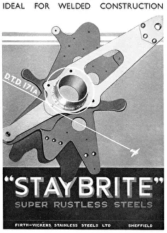 Rustless Prints: Firth Vickers Rustless Steels