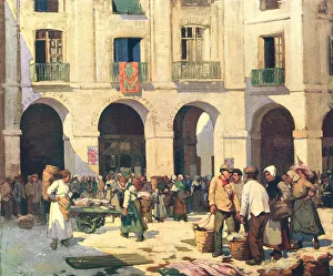 Fish market At Dieppe