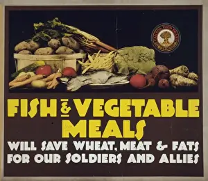Fats Prints: Fish & vegetable meals will save wheat, meat & fats for our