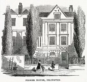 Images Dated 3rd December 2020: Fisher House, Islington, London. Date: 1845