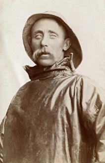 Images Dated 22nd June 2012: Fisherman in oilskins