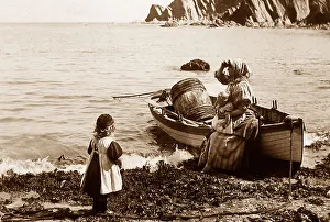Fisherman's family waiting for his return