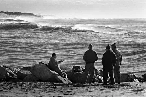 Algarve Gallery: Fishermen, Algarve, Portugal