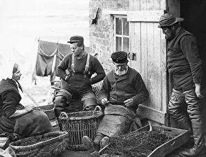 Fishermen in Elie, Scotland