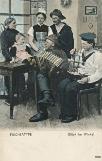 Accordion Gallery: Fishermen - A Happy Corner