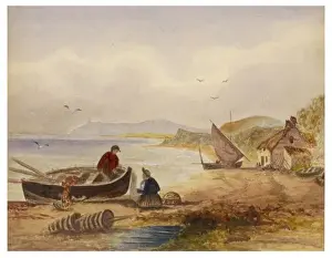 Mate Prints: Fishermen on Shore