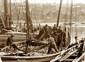 Fishermen, Whitby early 1900's