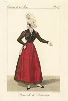 Bodice Collection: Fisherwoman of Bordeaux, France, 19th century