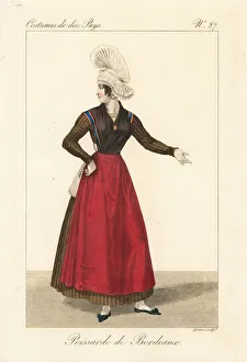 Chemise Gallery: Fisherwoman of Bordeaux, France, 19th century