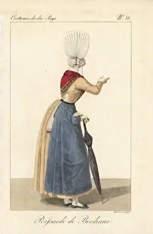 Fisherwoman of Bordeaux, France, 19th century