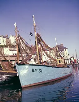 Ripples Prints: Fishing boat in Brixham Harbour, Devon