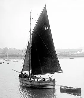 Granton Prints: Fishing boat, Granton near Edinburgh