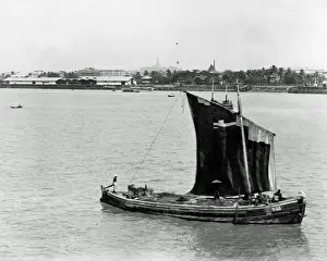 Fishing boat, Rangoon, Burma (Myanmar)