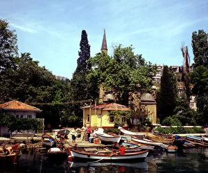 Bosphorus Prints: Fishing boats on the Bosphorus