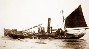 Fishing boats, Great Yarmouth, early 1900s
