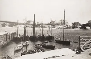 Fishing boats in the harbour, Port Erin, Isle of Man