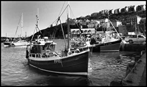 Images Dated 20th May 2007: Fishing boats in Mevacissey harbour Cornwall UK