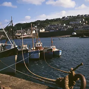 Fishing boats in Newlyn Harbour, Cornwall