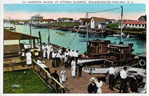 Fishing boats, Ottens Harbor, Wildwood-by-the-Sea, NJ, USA