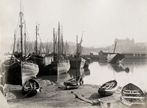 Fishing boats in Scarborough harbour