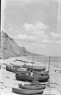 Sidmouth Prints: Fishing Boats at Sidmouth