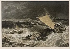 Fishing Fleet in Storm