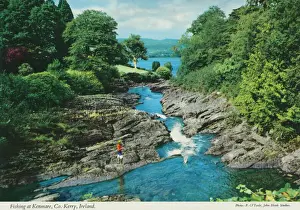 Fishing at Kenmare, County Kerry by P O Toole