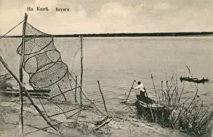 Fishing on The River Kama, Russia