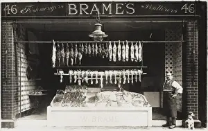 Hares Prints: Fishmonger and Poulterer on Elizabeth St