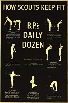 Dozen Prints: Fitness Poster - Scouts