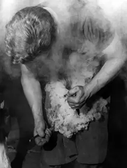 Farrier Prints: Fitting a Hot Horseshoe