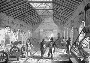Fitting shop at the Grand junction railway works