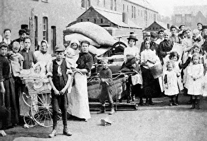 Strike Prints: Fitzwilliam - Kinsley miners strike evictions in 1904