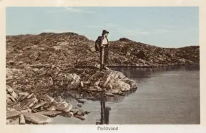 Oilskins Prints: Fjeldvand (Fjeld Vand, Fjellvatnet), Norway