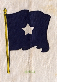Chili Collection: The Flag of Chile - Silk backing
