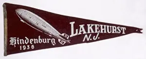 Hindenburg Prints: Flag commemorating the Hindenburg