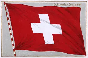 Schweiz Prints: The Flag of Switzerland