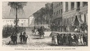 Gardes Prints: Flags for Civil Guard