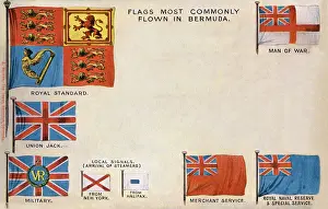 Commonly Prints: Flags most commonly flown in Bermuda