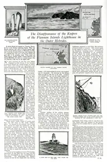 Lewis Prints: Flannan Islands Lighthouse Keepers Disappearance 1901