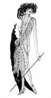Ostrich Collection: Flapper / Ascot Dress / 1926