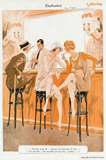 Two Flappers in a Bar