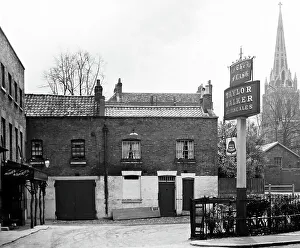 Flask Prints: The Flask Inn, Highgate, London, early 1900s